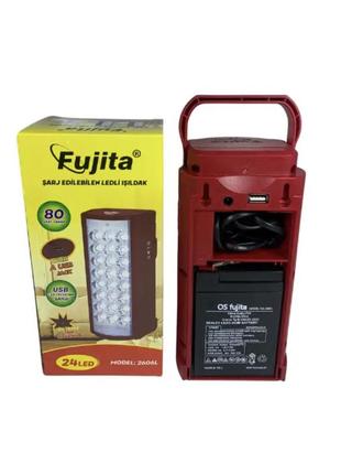 Fujita 2606l з функцією power bank 24 led4 фото