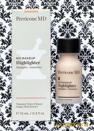Хайлайтер perricone md no makeup highlighter serum сыворотка для сияния кожи 10 мл1 фото