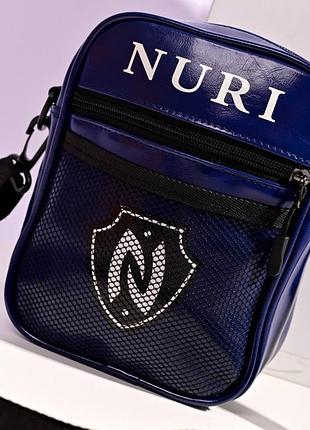 Сумка чоловіча на плече синя 2