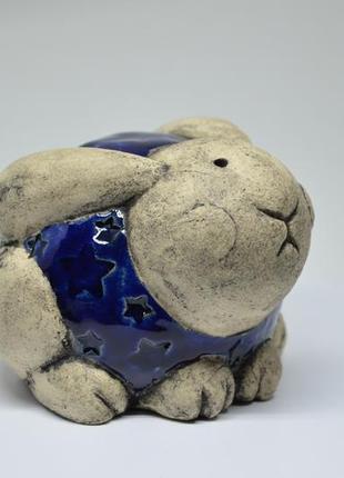 Статуетка керамічна кролик6 фото
