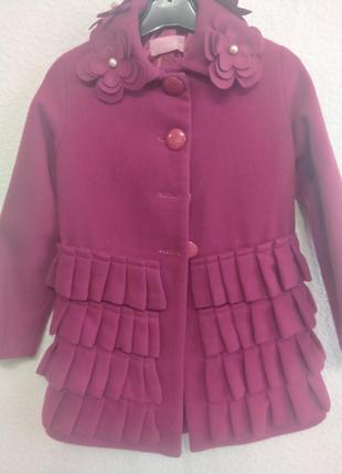 Пальто кашемировое детское весна\осень