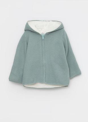 Кардиган lc waikiki / теплый мирер с капюшоном / кофта / пусер