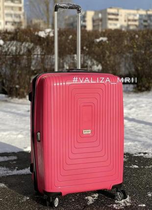 Дорожня валіза вмістка поліпропілен рожевий airtex paris
