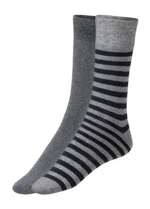 Комплект чоловічих термошкарпетків із 2 пар, розмір 43-46, колір сірий