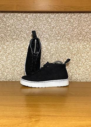 Ботинки dr.  martens baynes оригинал замшевые черные размер 36 кожаные