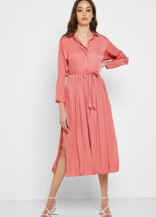 Сукня міді сатинова