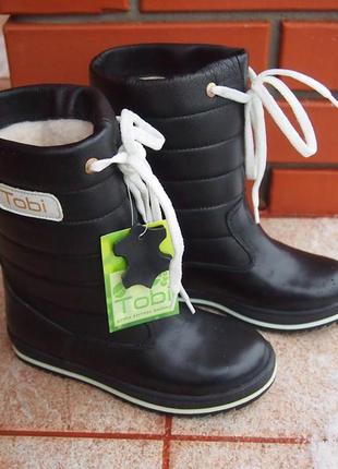 Сапоги - дутики зимние кожанные тм tobi 28-29, 30-31