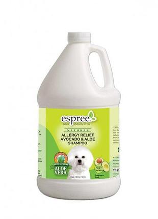 Espree oral allergy relief avocado alao dog shampoo (еспри олерджі рельєф авокадо алого) шампунь для собак