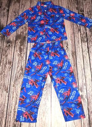Нова флісова піжама marvel для хлопчика 5-6 років, 110-116 см2 фото