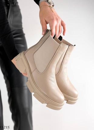 Зимові челсі шкіра