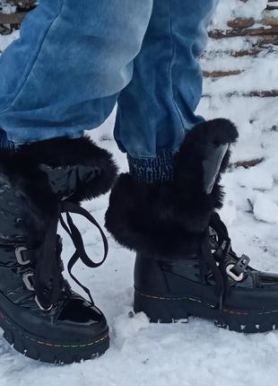 😍шикарные зимние ботиночки для модниц💗5 фото