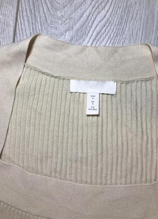 Кофта в рубчик h&m з квадратним вирізом 3