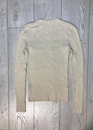 Кофта в рубчик h&m з квадратним вирізом 5