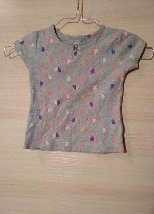 Футболка в сердечко carter ' s