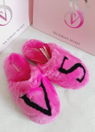 Шлёпанцы victoria's secret тапочки victoria's secret