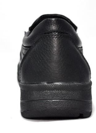 Туфли мужские из натуральной кожи, черные размеры 39, 40, 42, 43 maxus 190015 фото