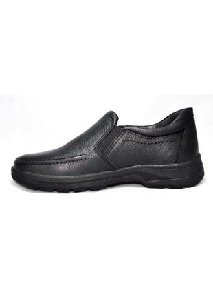 Туфли мужские из натуральной кожи, черные размеры 39, 40, 42, 43 maxus 190014 фото