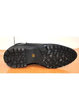 Розмір 42 - устілка 29,5 см  повнорозмірні чоловічі шкіряні зимові черевики на натуральному хутрі6 фото