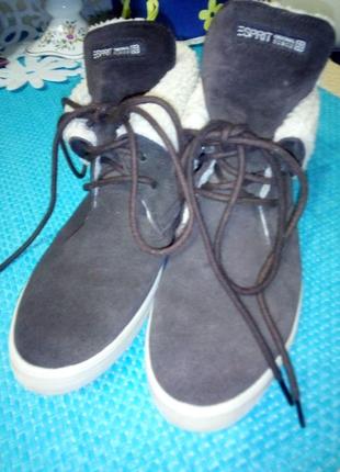 Замшеві черевички esprit