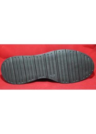 Акция! кроссовки из натуральной кожи летние осенние черные с перфорацией. размеры 40, 41, 43, 44, 45.7 фото