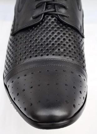 Распродажа. летние мужские туфли из натуральной кожи. размеры 42, 43, 44. patriot 14l277.9 фото