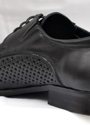 Распродажа. летние мужские туфли из натуральной кожи. размеры 42, 43, 44. patriot 14l277.5 фото
