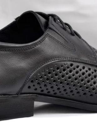 Распродажа. летние мужские туфли из натуральной кожи. размеры 42, 43, 44. patriot 14l277.6 фото