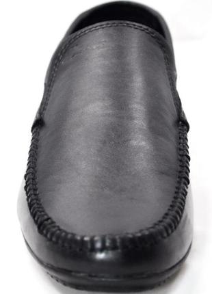 Туфли демисезонные мужские maxus, из натуральной кожи, черные. размеры 40, 43, 44, 454 фото