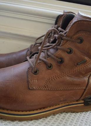 Шкіряні мембранні черевики сноубутси напівчоботи fretz men gore-tex р. 421 фото