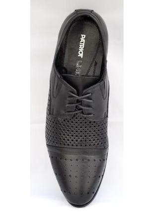 Распродажа. летние мужские туфли из натуральной кожи. размеры 43 и 44. patriot 14l277.7 фото