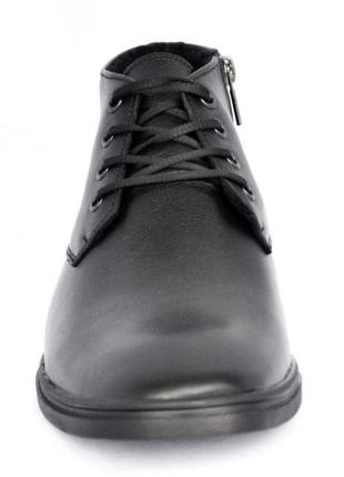 Дезерты - ботинки мужские демисезонные из натуральной кожи, черные. размеры 40, 41, 42, 44, 45. brave 109011.2 фото
