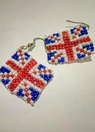 Серьги из бисера