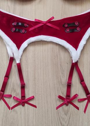 Комплект еротичної спідньої білизни з новорічною тематикою / новий рік / різдво5 фото