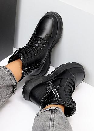 Черевики екошкіра зима