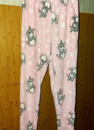 Классные мягкие домашние штаники,пижамка,"зайки",40-50разм.,love to lounge.