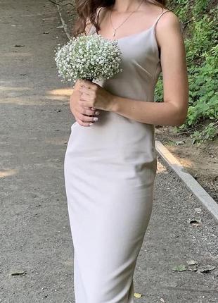 Минималистичное платье футляр zara