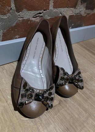 Балетки marc jacobs шкіряні
