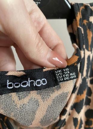 Леопардове плаття boohoo xl-xxl4 фото