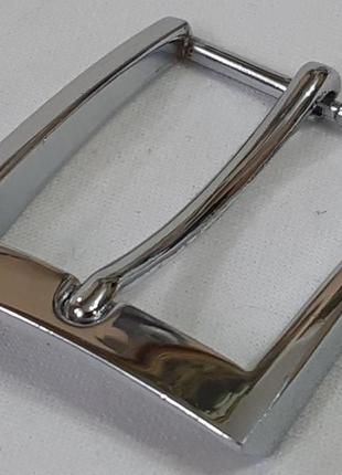 Пряжка 08.071.007 (gain) для ремня шириной проёма 35 мм силуминовая облегчённая белая блестящая