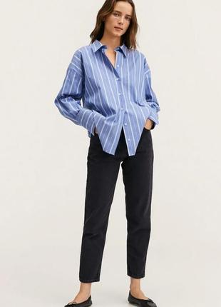 Джинси mom чорні від mango, 34, 36р, оригінал