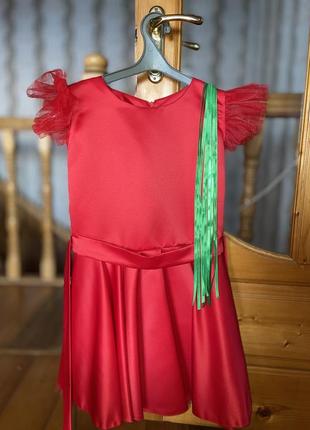 Плаття червоне на дівчинку❤️