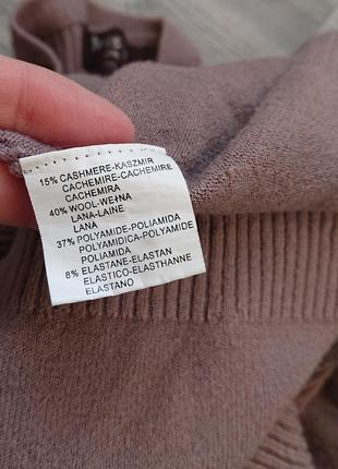 Женская кофта на пуговицах кашемир шерсть р.42/44 кардиган джемпер пуловер свитер2 фото