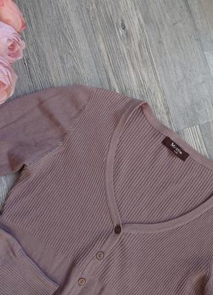 Женская кофта на пуговицах кашемир шерсть р.42/44 кардиган джемпер пуловер свитер3 фото