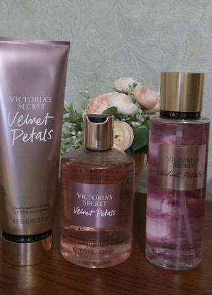 Подарунковий набір вікторія сікрет ,victorias secret velvet petals