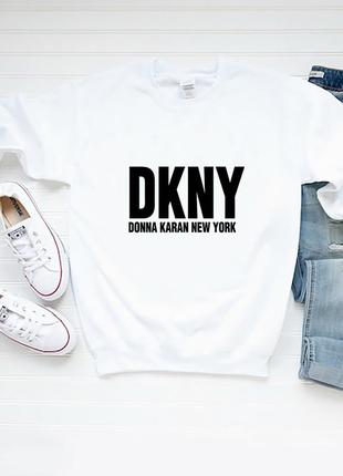 Мужской свитшот лонгслив кофта dkny dkny белый