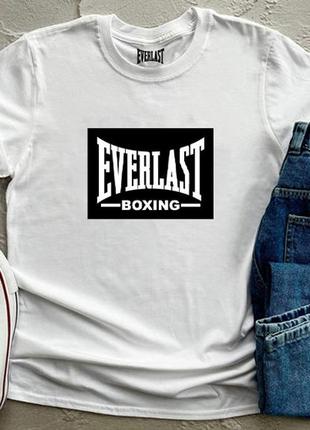 Мужская футболка everlast еверласт белая1 фото