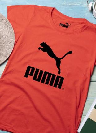 Жіноча футболка puma пума червона