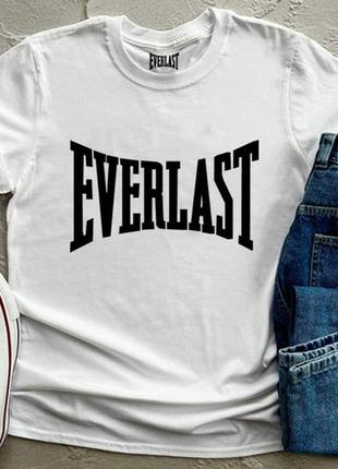 Мужская футболка everlast еверласт белая