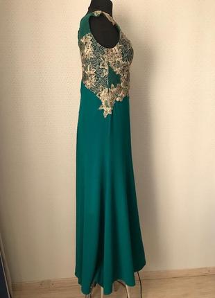 Вечернее нарядное длинное платье в пол красивого цвета от laviana, размер укр  52-54-563 фото
