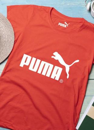 Жіноча футболка puma пума червона